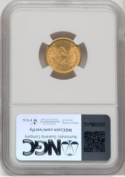 1906 $2.50 Liberty Quarter Eagle NGC MS67 (506059005)