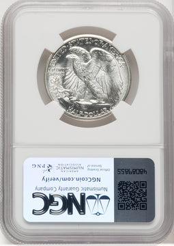 1945-D 50C Walking Liberty Half Dollar NGC MS67 (506077001)