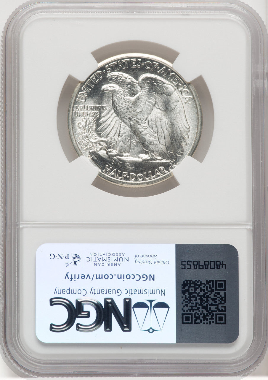 1945-D 50C Walking Liberty Half Dollar NGC MS67 (506077001)