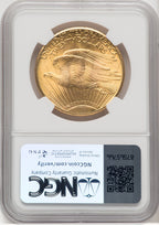 1926 $20 Saint-Gaudens Double Eagle NGC MS66+