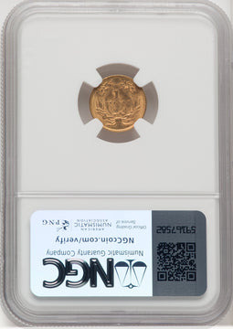 1854 G$1 Type Two Gold Dollar NGC MS63 (506064004)