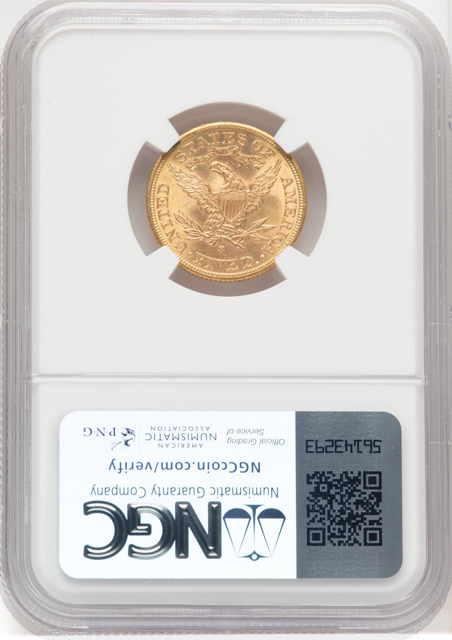 1903-S $5 Liberty Half Eagle NGC MS65