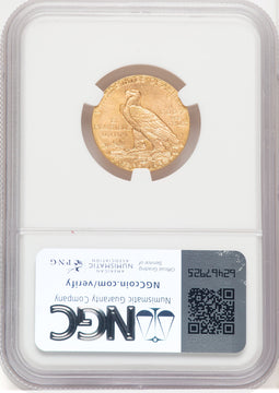 1909-D $5 Indian Half Eagle NGC MS65 (767564021)