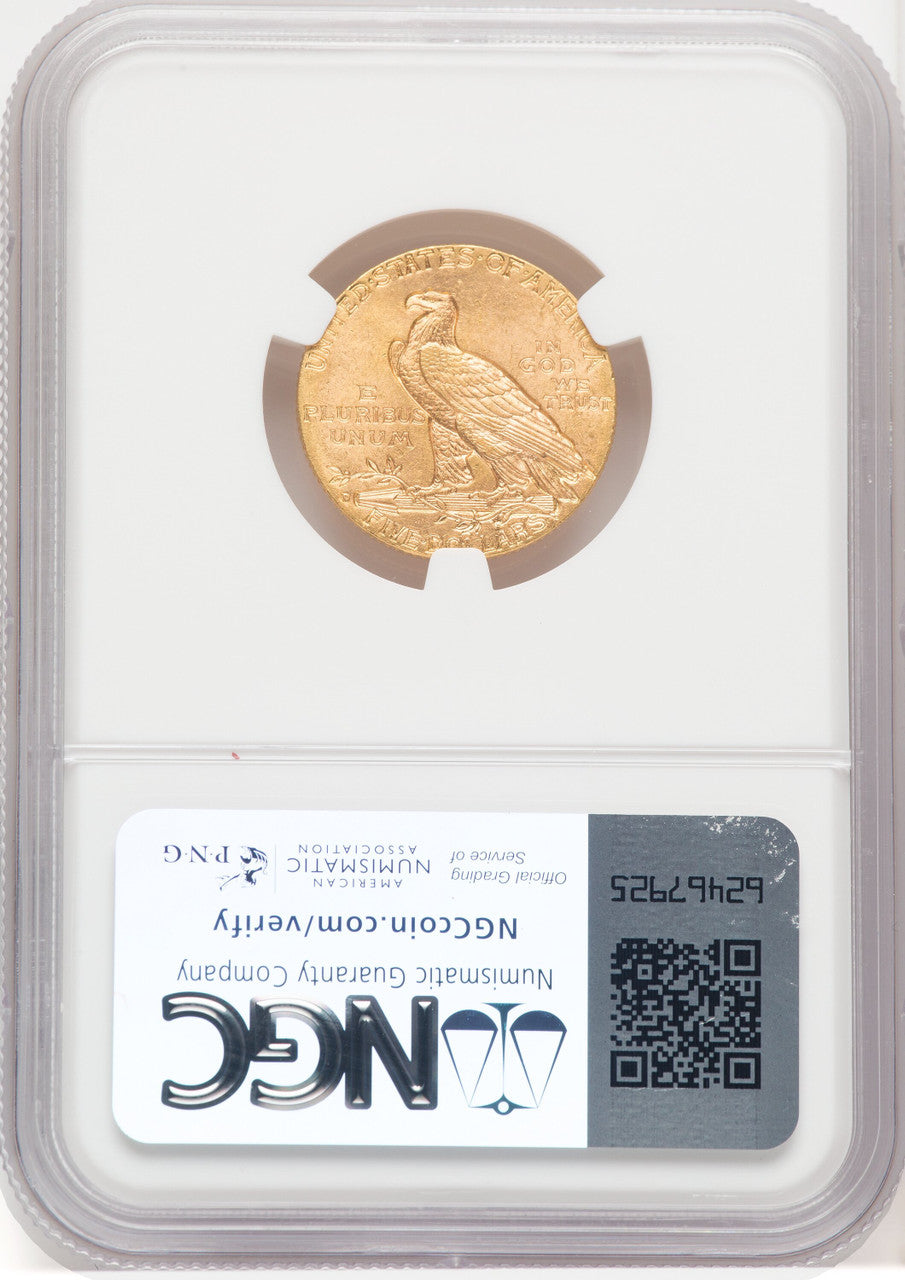 1909-D $5 Indian Half Eagle NGC MS65 (767564021)