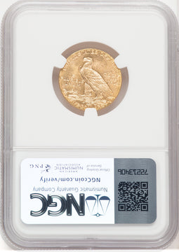 1909-D $5 Indian Half Eagle NGC MS65 (768214029)