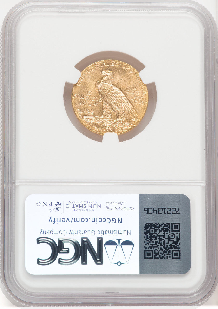 1909-D $5 Indian Half Eagle NGC MS65 (768214029)