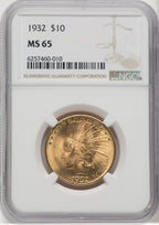 1932 $10 Indian Eagle NGC MS65 (768103013)