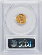 1855 G$1 Type Two Gold Dollar PCGS MS63 (766860017)