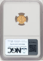 1851 G$1 Gold Dollar NGC MS65 (571975002)