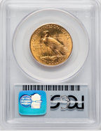 1932 $10 CAC Blue Gradient Indian Eagle PCGS MS63