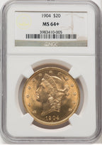 1904 $20 Liberty Liberty Double Eagle NGC MS64+ (768885015)