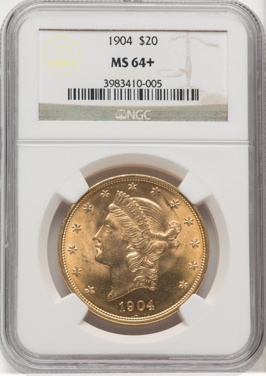 1904 $20 Liberty Liberty Double Eagle NGC MS64+ (768885015)
