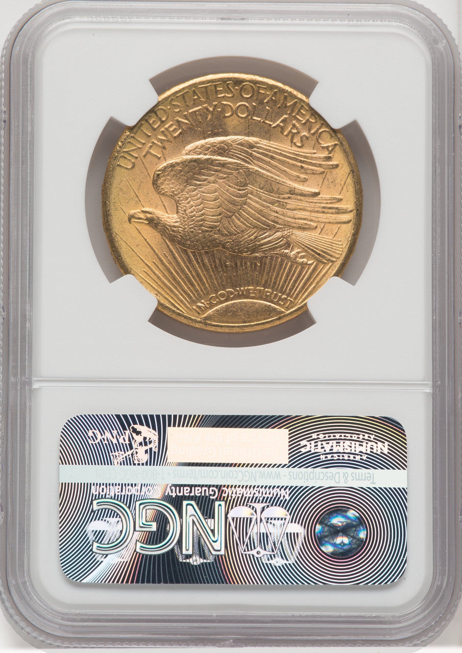 1911-D $20 Saint-Gaudens Double Eagle NGC MS65+ (766860045)