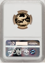2015-W $10 Quarter-Ounce Gold Eagle FR Blue NGC PF70