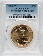 2006-W $50 One-Ounce Gold Eagle Blue Gradient PCGS MS70