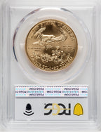 2006-W $50 One-Ounce Gold Eagle Blue Gradient PCGS MS70