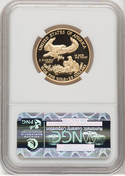 2013-W $25 Half-Ounce Gold Eagle ER Blue NGC PF70