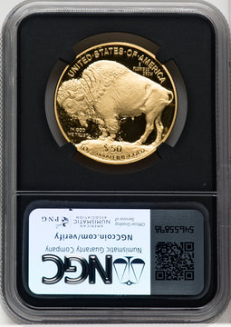 2007-W $50 Gold Buffalo NGC PF70 Anna Cabral