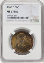 1948-D 50C FL Franklin Half Dollar NGC MS67 (769075017)