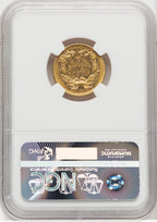 1874 $3 CAC Three Dollar Gold Pieces NGC AU55