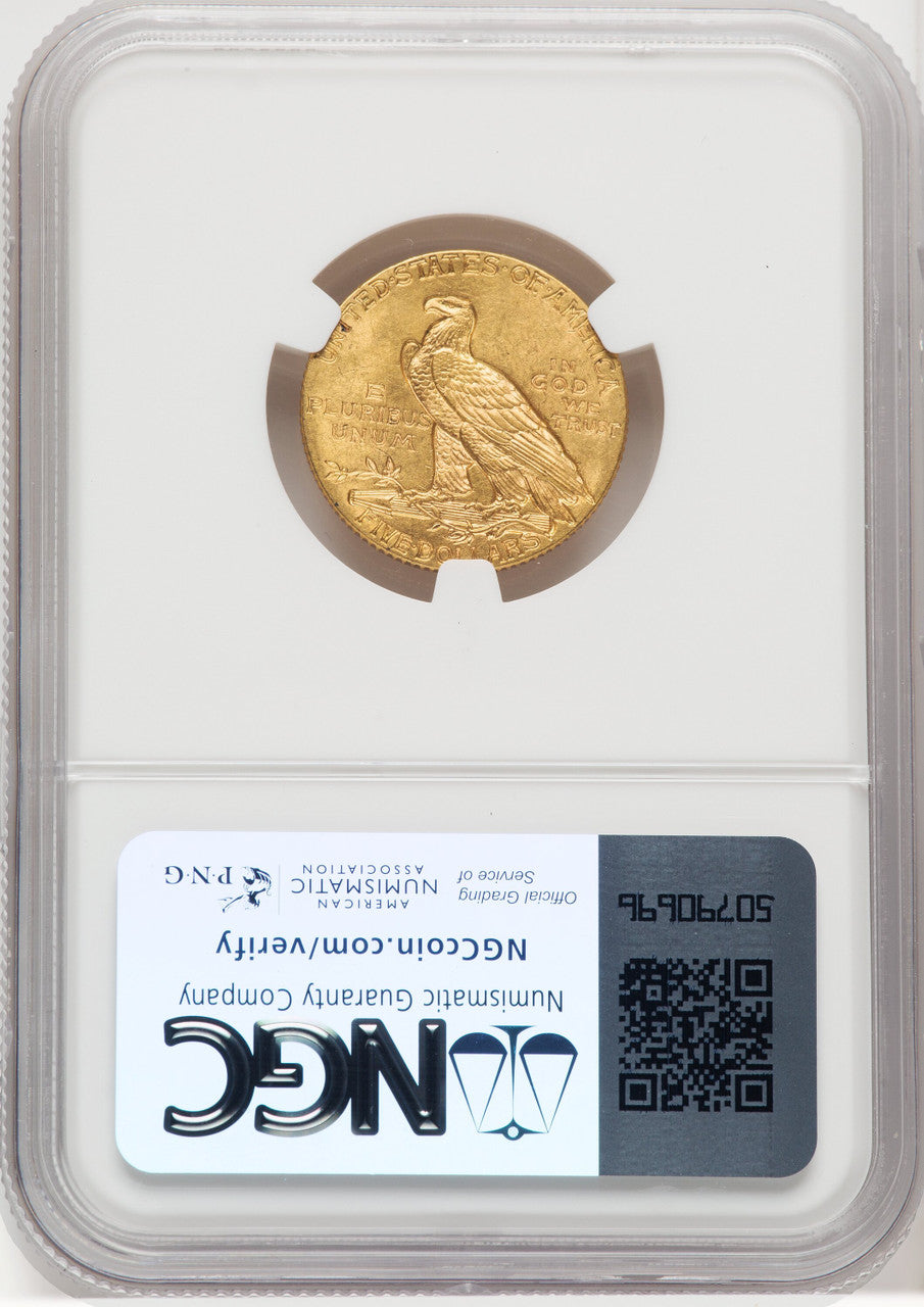 1915 $5 Indian Half Eagle NGC MS63 (769075003)