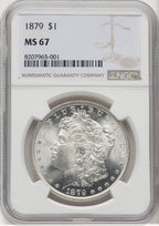 1879 $1 Morgan Dollar NGC MS67 (768417022)