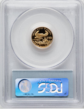 2001-W $5 Tenth-Ounce Gold Eagle Blue Gradient PCGS PR70 (767230072)