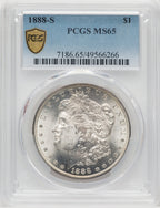 1888-S $1 Morgan Dollar PCGS MS65 (768877011)
