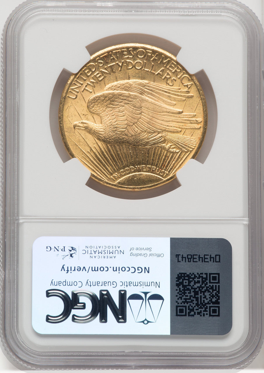 1925 $20 Saint-Gaudens Double Eagle NGC MS66+ (518970380)