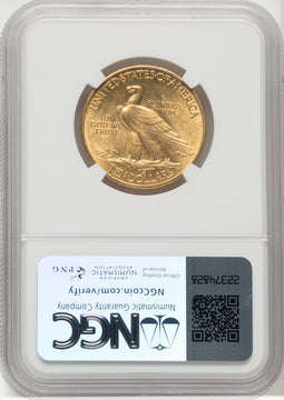 1915 $10 Indian Eagle NGC MS62