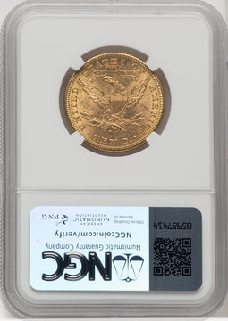 1882-S $10 Liberty Eagle NGC MS62