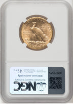 1910-D $10 Indian Eagle NGC MS62 (177068259)