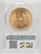 1907-D $20 Liberty Double Eagle PCGS MS66