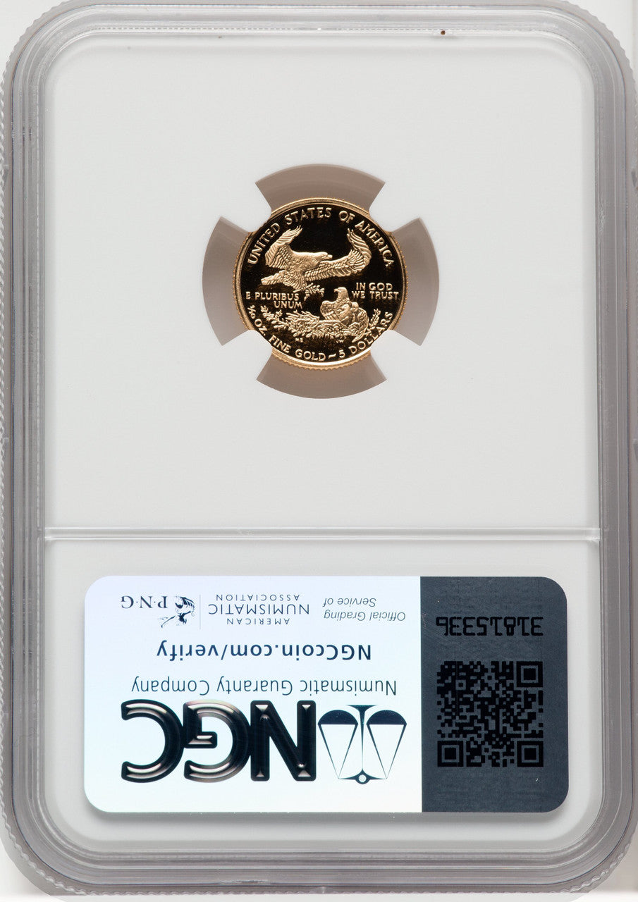 2000-W $5 Tenth-Ounce Gold Eagle NGC PF70 (762542067)