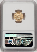 2019 $5 Tenth Ounce Gold Eagle First Strike NGC MS70 (769057021)