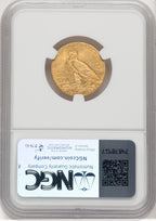 1908 $5 Indian Indian Half Eagle NGC MS63