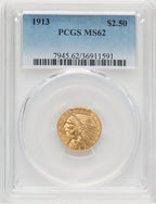 1913 $2.50 Indian Quarter Eagle PCGS MS62 (769006007)