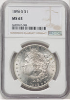 1896-S Morgan Dollar NGC MS63
