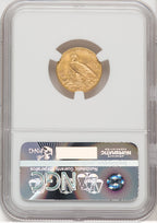 1911 $2.50 Indian Quarter Eagle NGC MS63 (769006004)