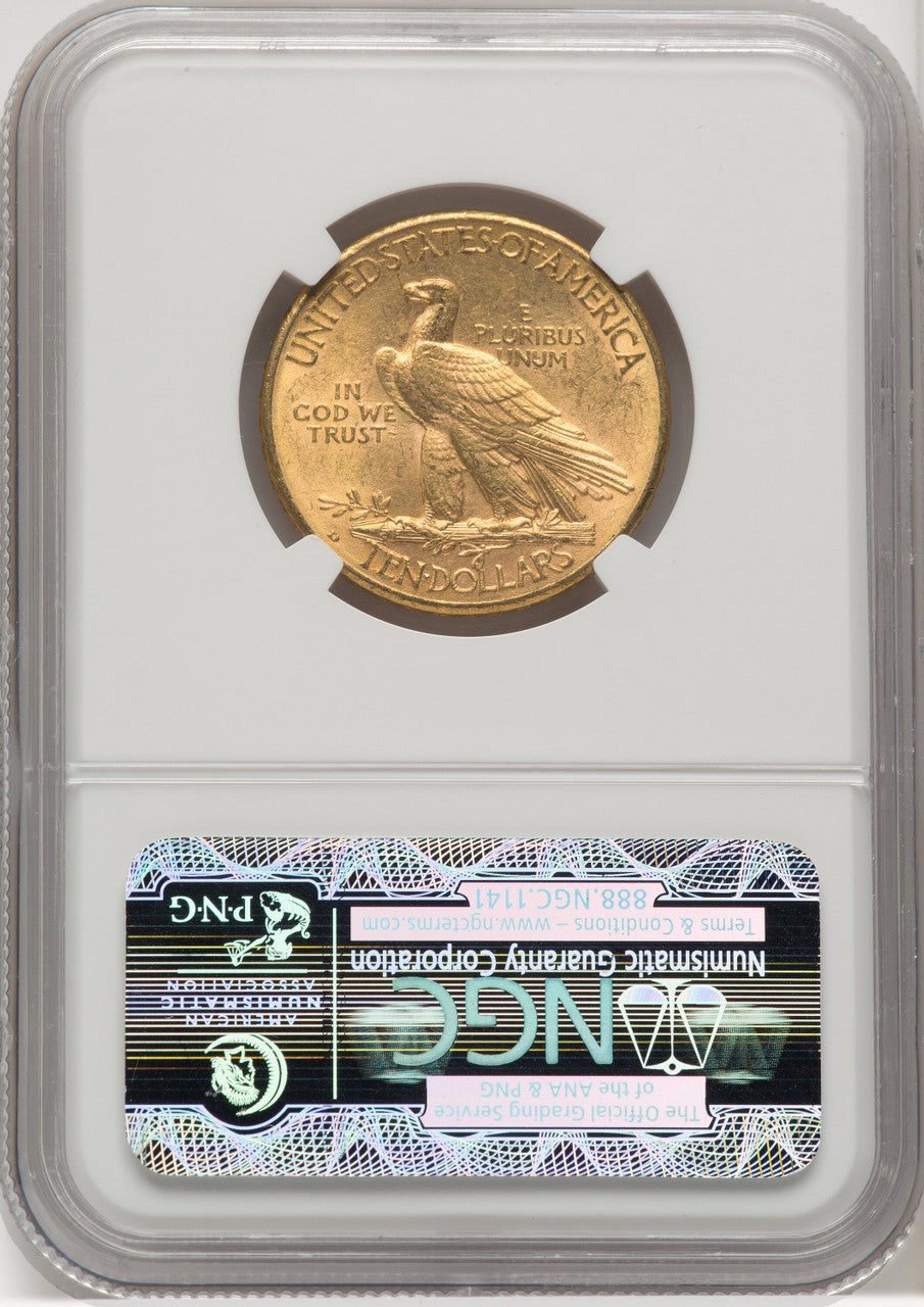 1909-D $10 Indian Eagle NGC MS62 (769135017)