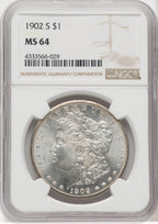 1902-S Morgan Dollar NGC MS64