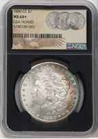 1880-CC $1 Morgan Dollar NGC MS64+