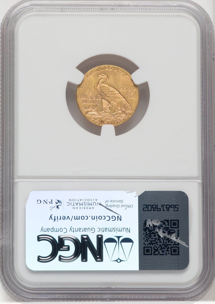 1914-D $2.50 Indian Quarter Eagle NGC MS62 (769159042)