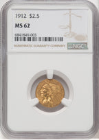 1912 $2.50 Indian Quarter Eagle NGC MS62 (769159040)