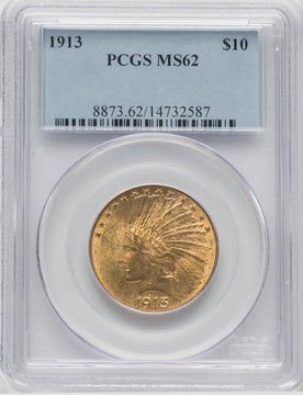 1913 $10 Indian Eagle PCGS MS62