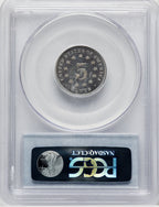 1882 5C CA Proof Shield Nickel PCGS PR65