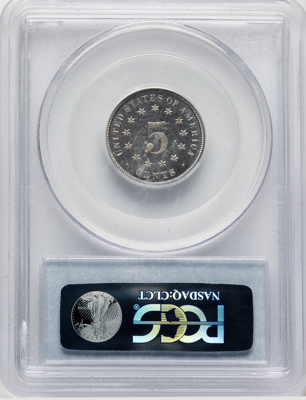 1882 5C CA Proof Shield Nickel PCGS PR65
