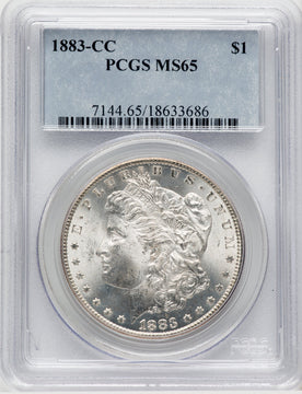 1883-CC Morgan Dollar PCGS MS65