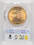 1927 $20 CAC Saint-Gaudens Double Eagle PCGS MS66+