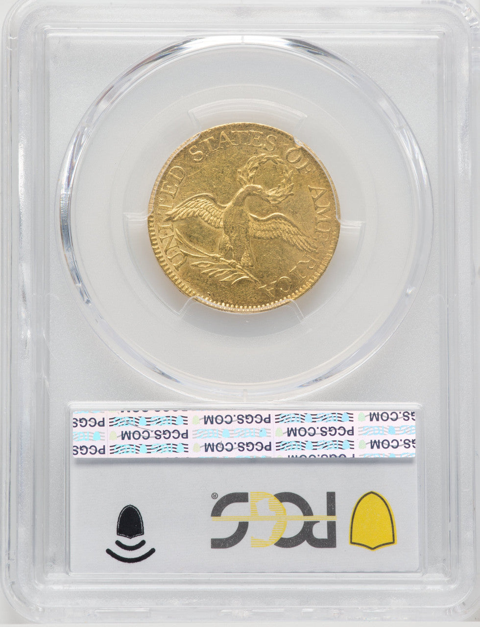 1795 $5 Small Eagle Early Half Eagle PCGS AU55